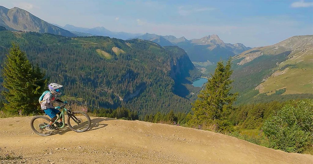 one bike, one amazing view