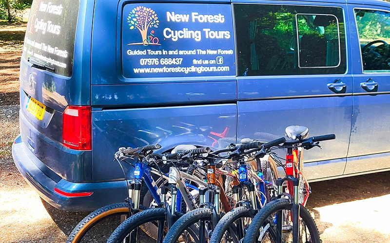 Mountain bike hire in the New Forest